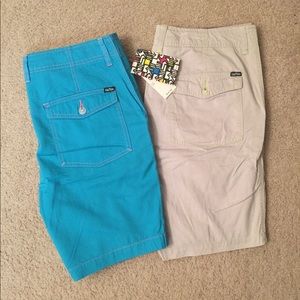 Lot of 2 Quiksilver Shorts - Size 34
